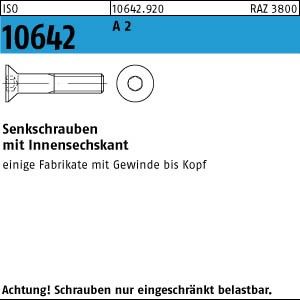 Senkschraube, ISO10642