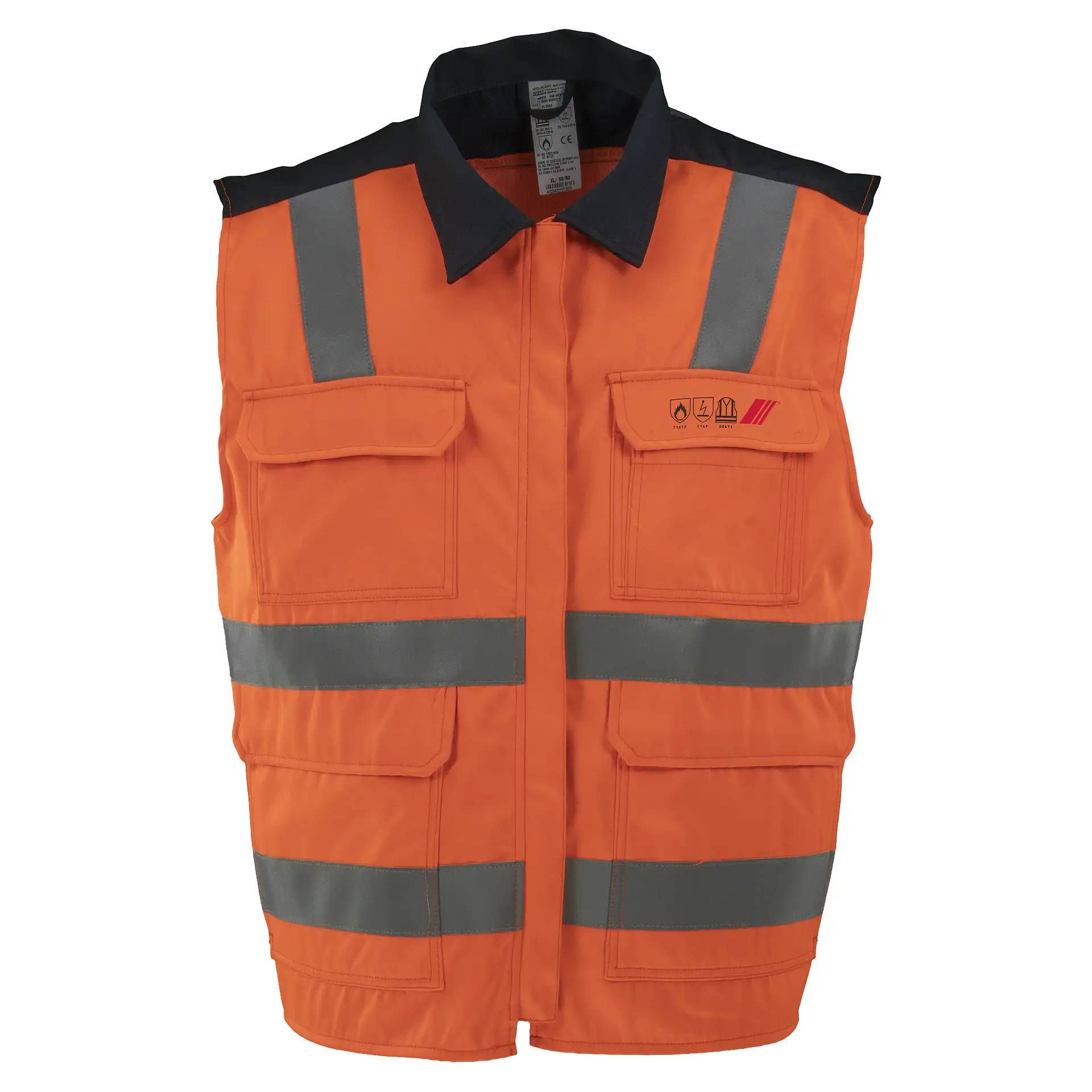 Multinorm Warnschutzweste HW-WESTE, leuchtorange, Gr. XS