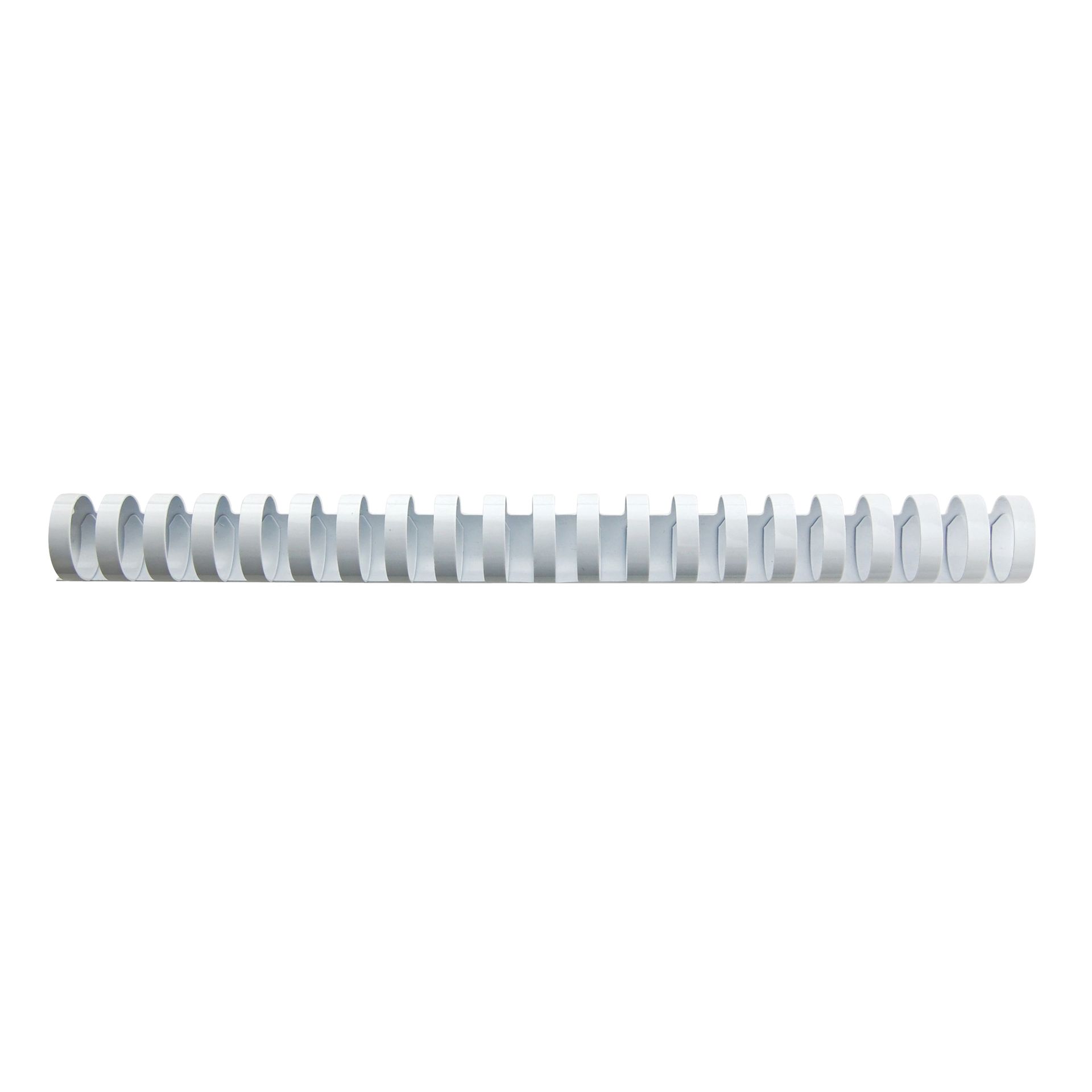 Plastikbinderücken DIN A4 16mm weiß 100 St./Pack.