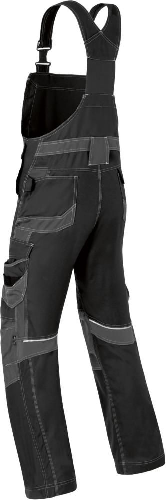 Latzhose Attitude, Gr.56, schwarz/kohlengrau