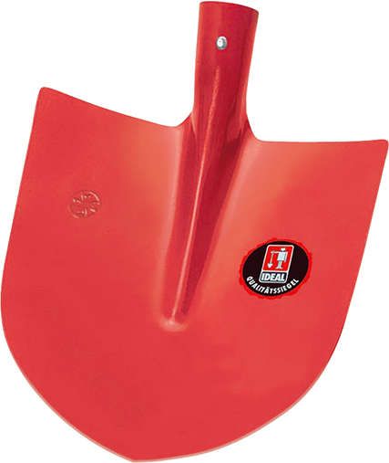 Frankfurter Schaufel Gr.5rot, gehärtet, o. Stiel Ideal
