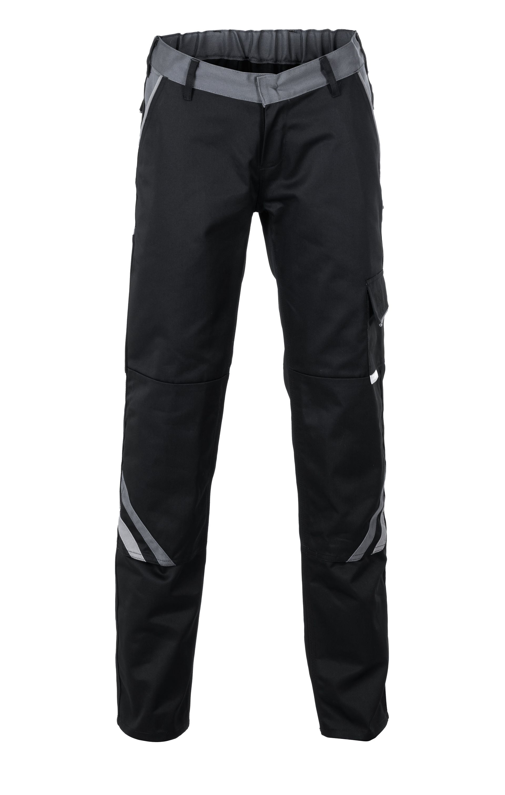 Planam Damen Bundhose Highline schwarz/schiefer/zink Gr. 34