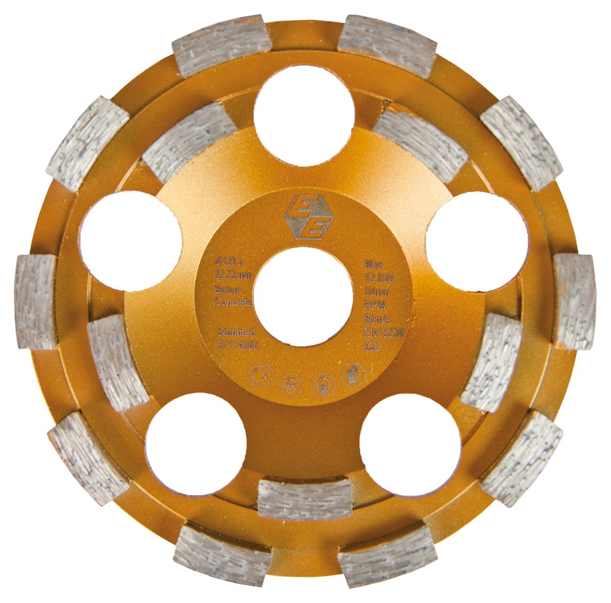 EIBENSTOCK Diamant-Schleifteller Beton „Standard“ Ø 125 mm