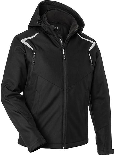 Kübler BODYFORCE Softshelljacke, Schwarz, Gr. XS