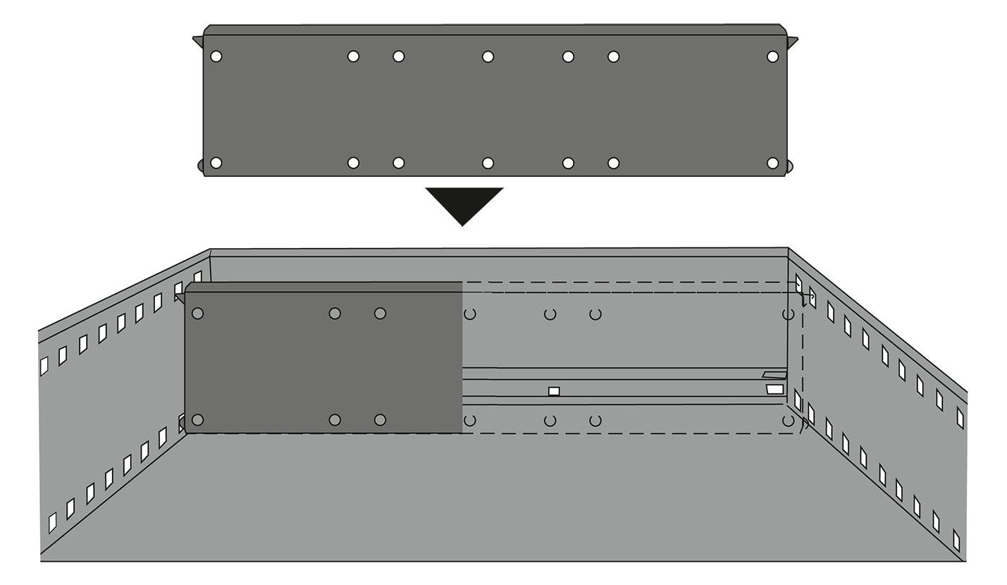 HETTICH Trennwand 292mm