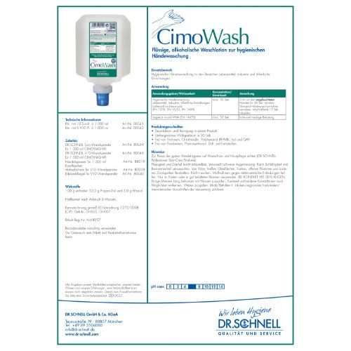 CIMOWASH Spenderflasche V10 1000 ml