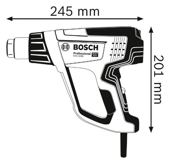 BOSCH Heissluftgebläse im Koffer