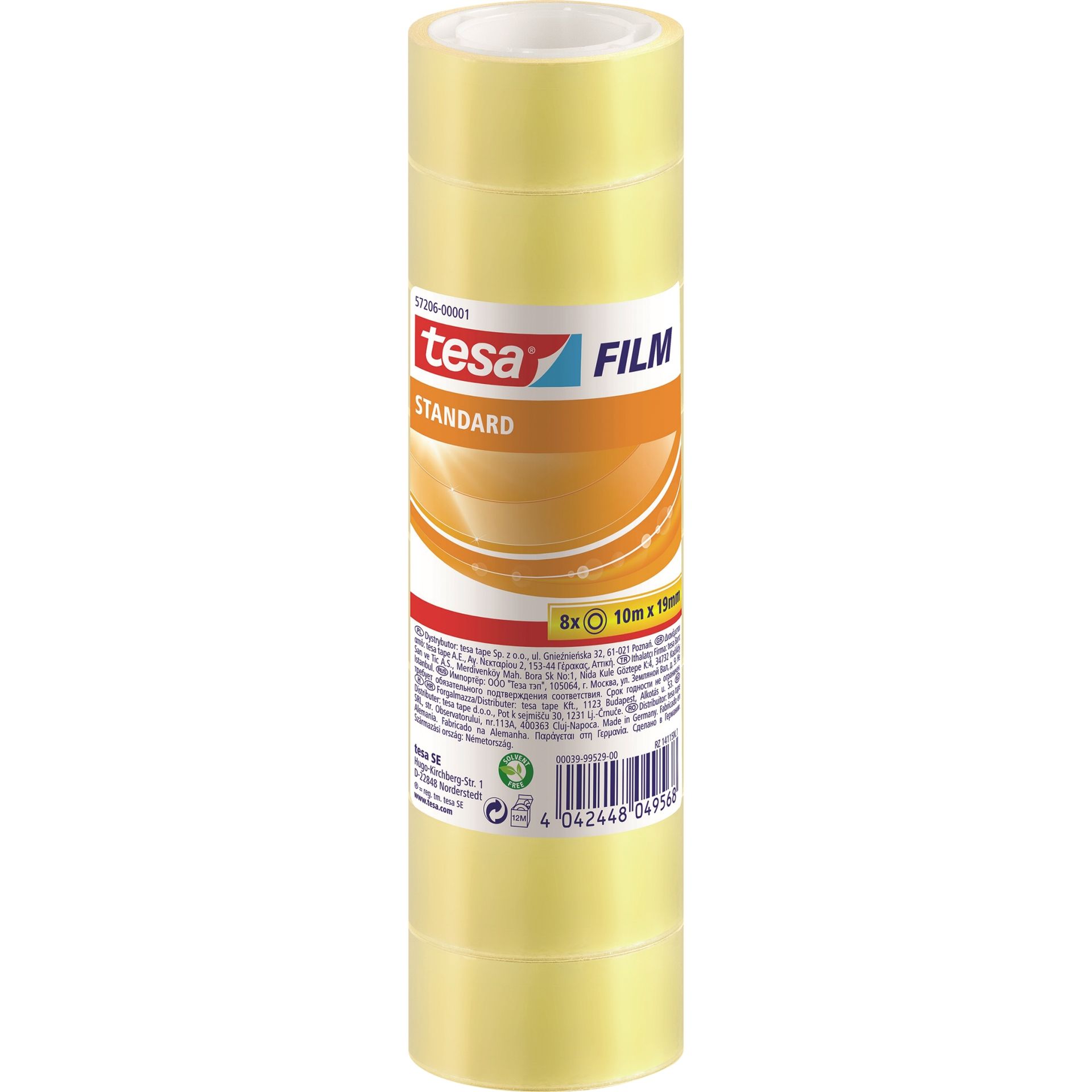 Klebefilm 19mmx10m transparent 8St.