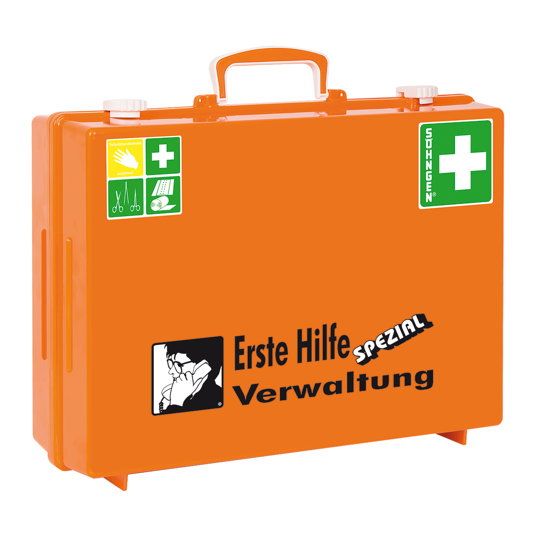 ErsteHilfe-Koffer SpezialMT-CD Verwaltung, orange