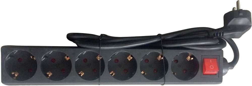 Steckdosenleiste 6-fach H05VV-F3G1,5 1,4 m IP20 FORTIS