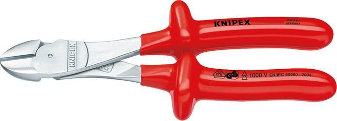 Kraft-Seitenschneider VDEtauchisoliert 200mm KNIPEX