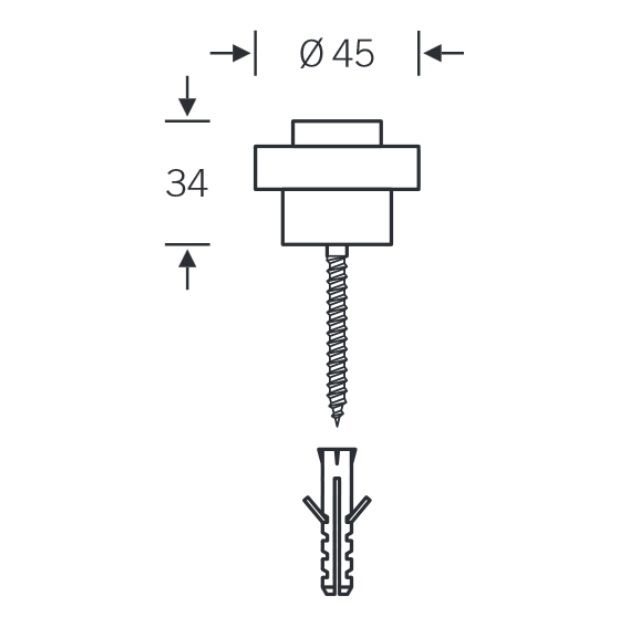 FSB Türpuffer Ø 45mm