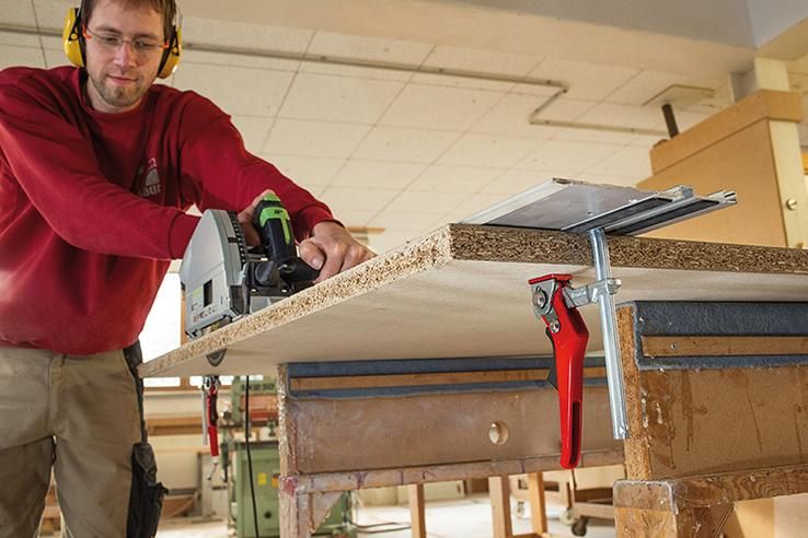 Tischhebelzwinge Ganzstahl 160x60mm BESSEY