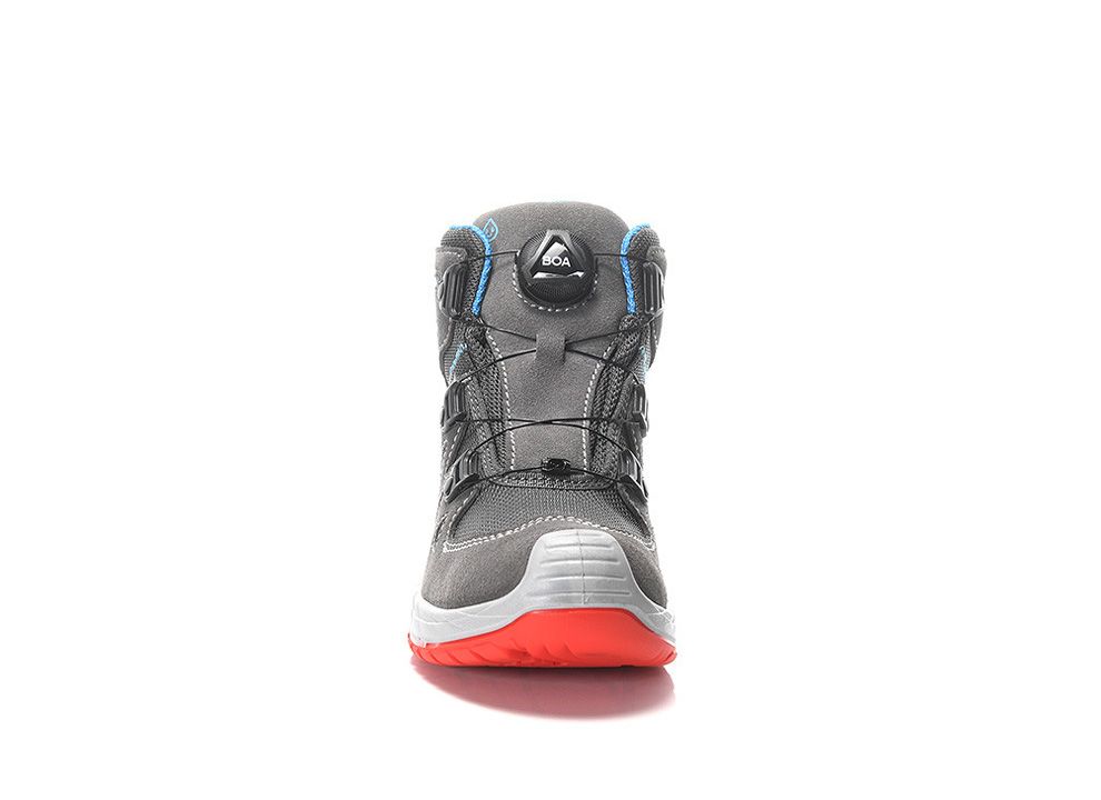 ELTEN MADDOX Kids BOA Sicherheitsstiefel Mid, Grau, Gr. 35