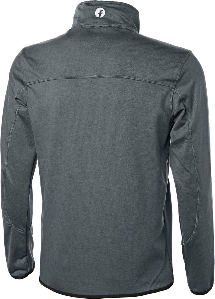 Tech-Fleecejacke grau/schwarz meliert Gr. XS Fortis Elements