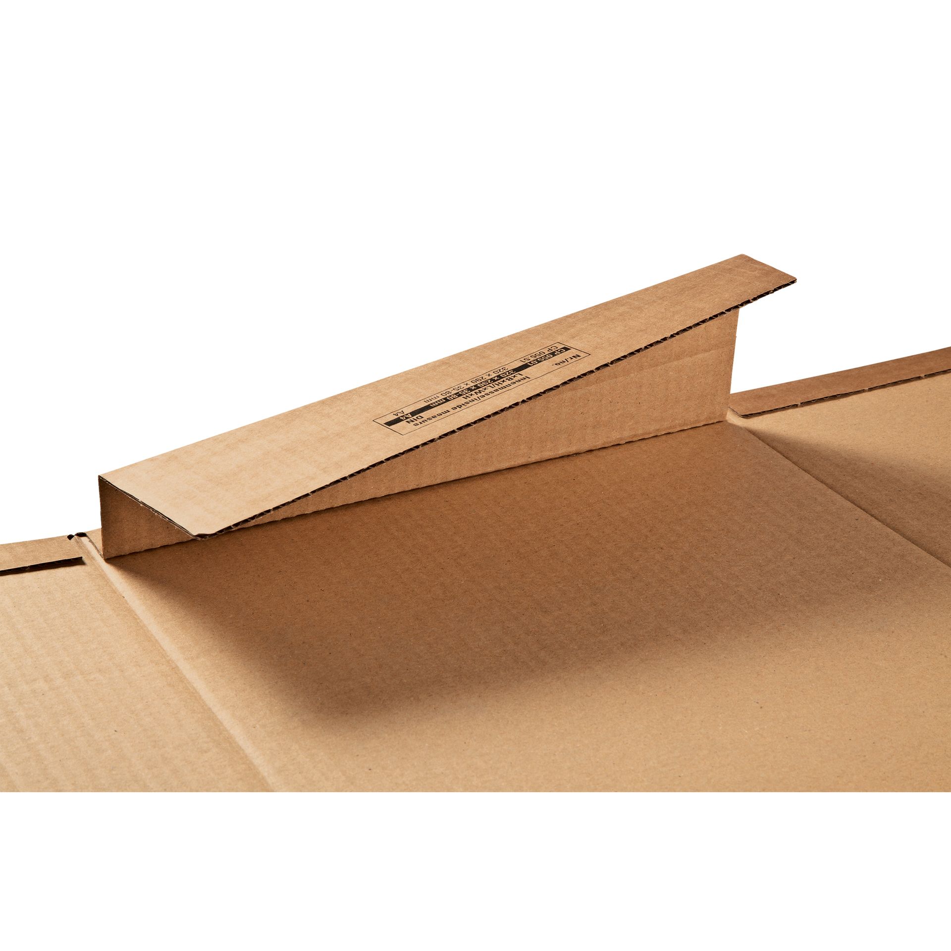 Ordnerversandkarton 290x320x35-80mm braun