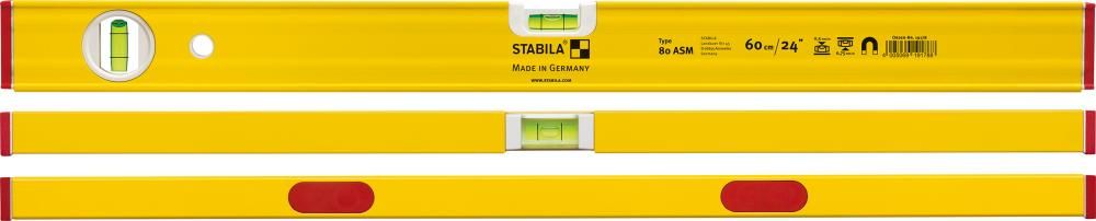 STABILA Wasserwaage Type 80 ASM, 30 cm