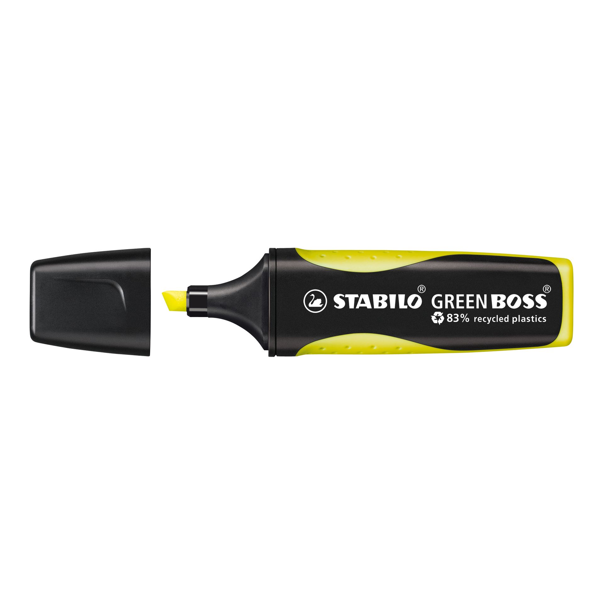 Textmarker GREEN BOSS 2+5mm gelb