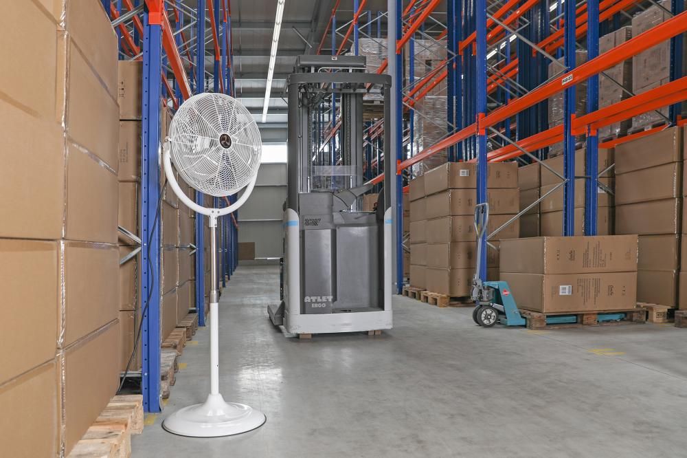 Standventilator IP54 H1215-1500xD495 mm Luftmenge 10700 m³/h