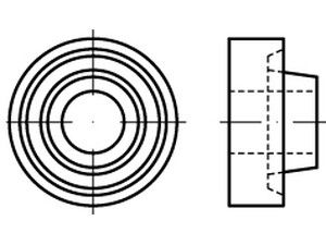 ART 88917 EPDM-Dichtungen für Stockschr. schwarz für M 10 und M 12 EPDM S