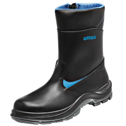 Atlas ANATOMIC BAU 800 XP Thermo Sicherheitsstiefel S3, Schwarz, Gr. 39, Weite 10