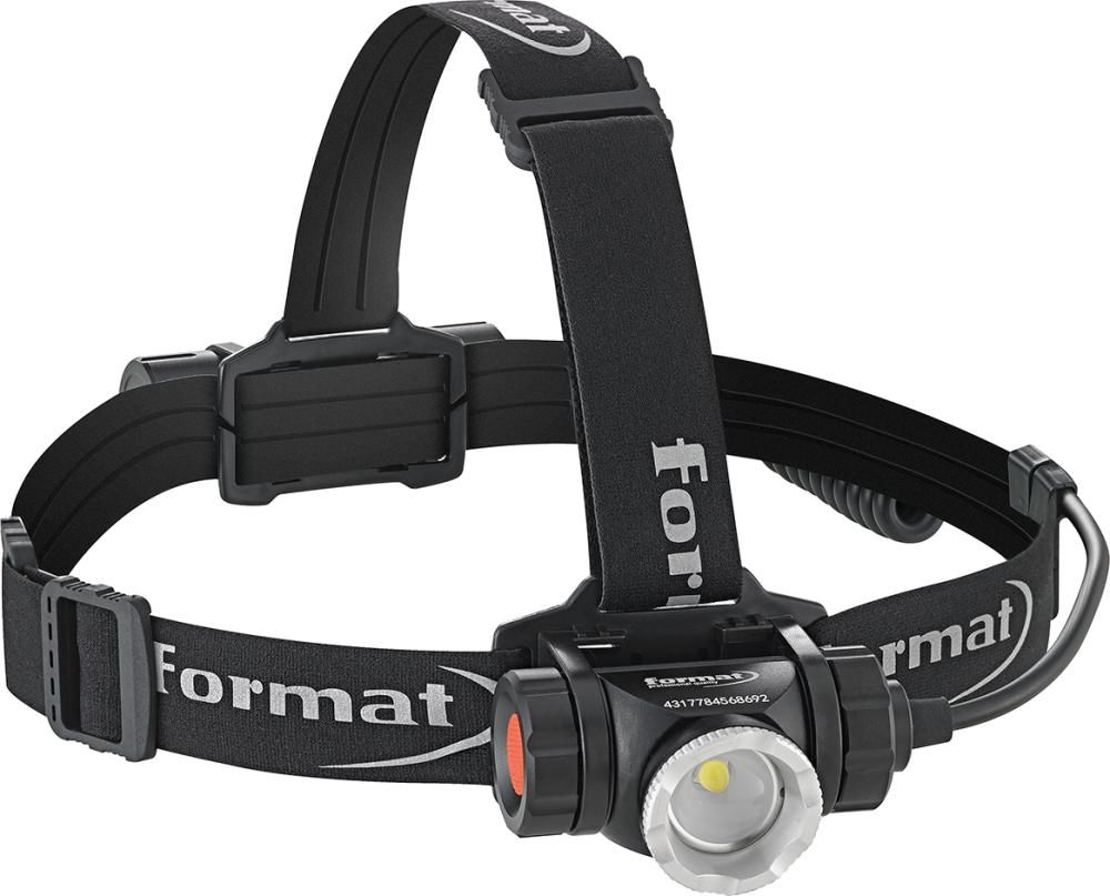 Kopflampe Akku 200/450/900Lumen FORMAT