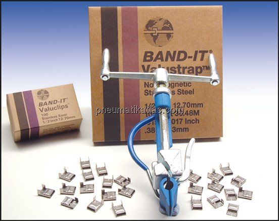 Band-It Valustrap, 9,5 (3/8") mm, Band (30,5 mtr. Rolle)