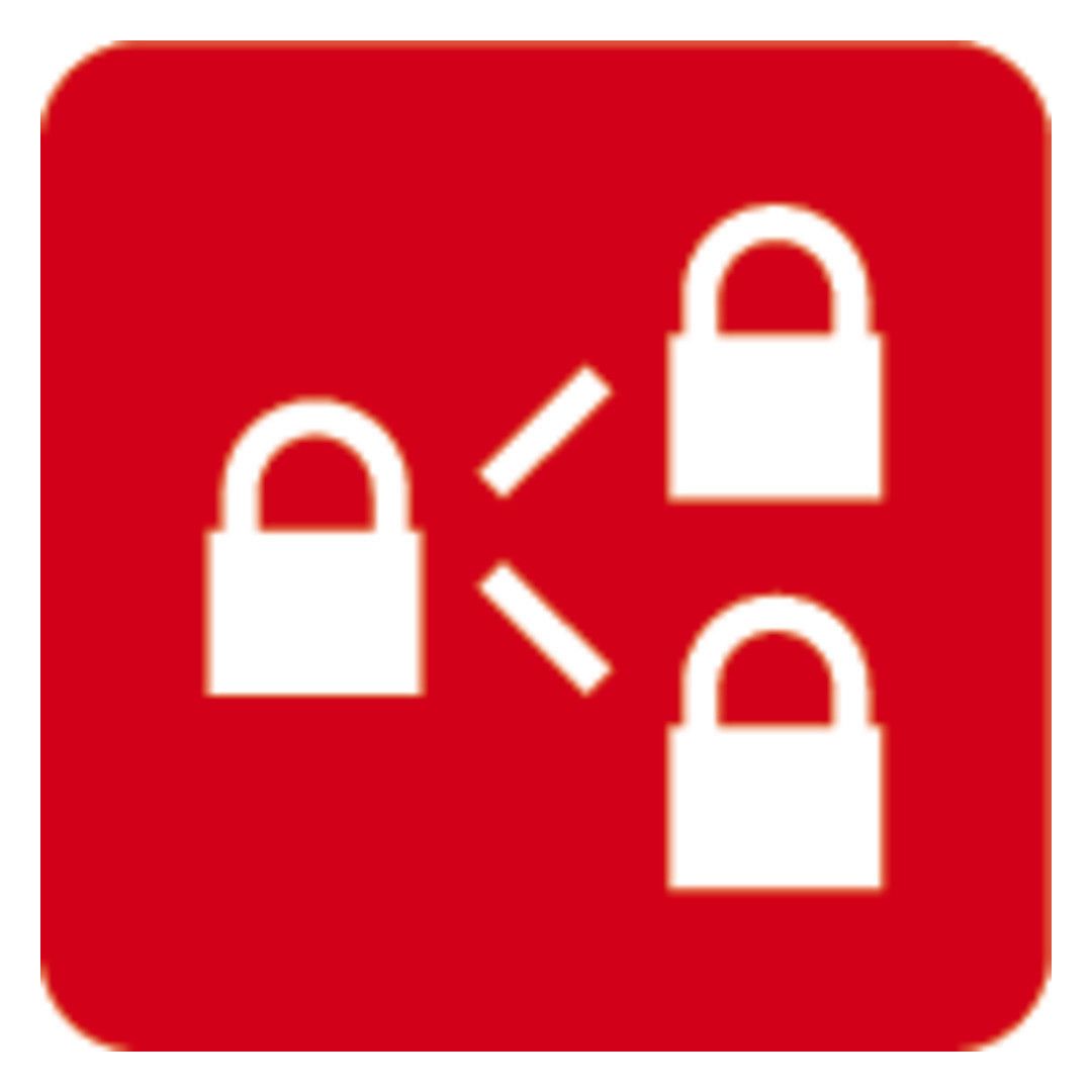 ABUS Safety-Vorhangschloss 74/40 rot