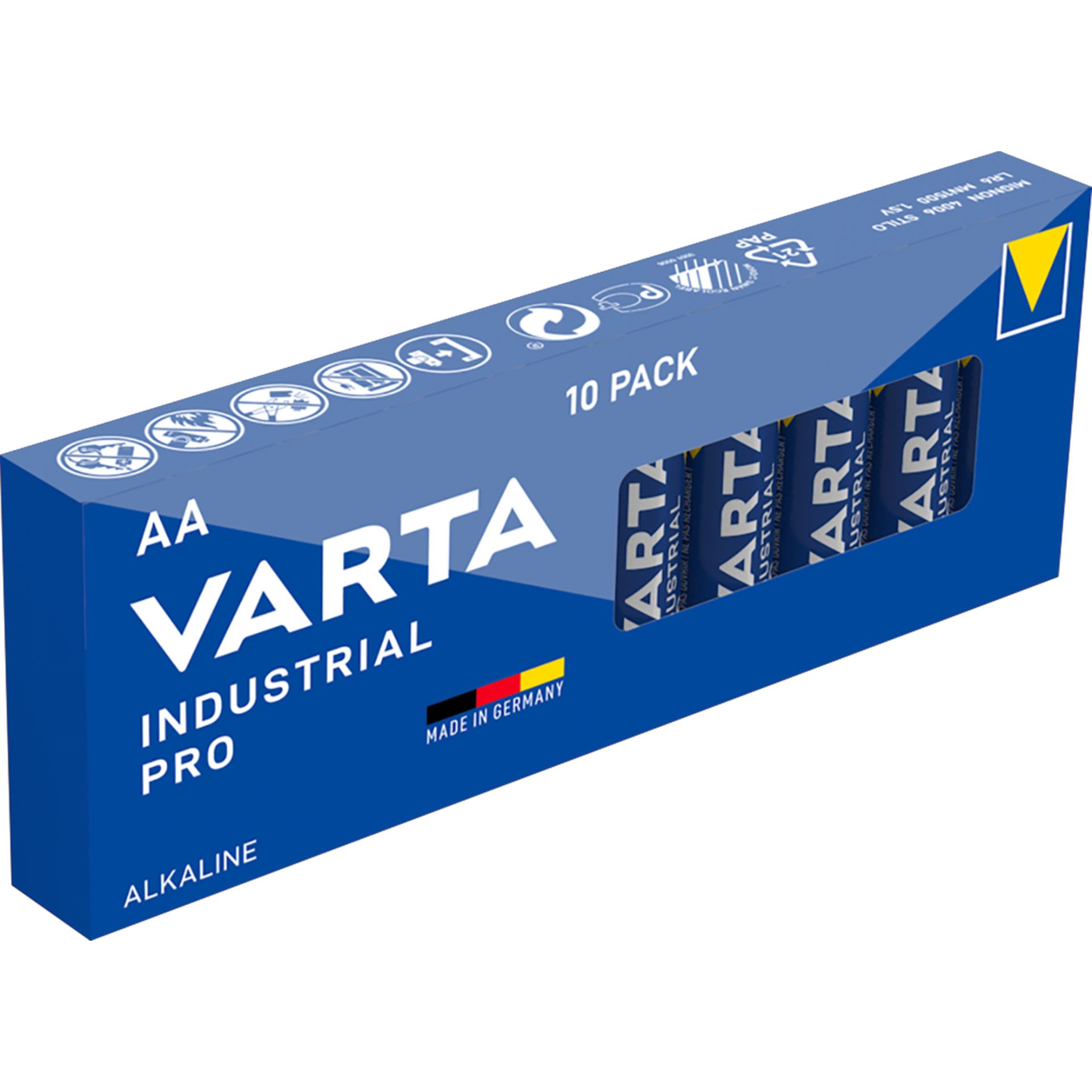 Batterie Industrial Pro Mignon AA LR6 10 St./Pa