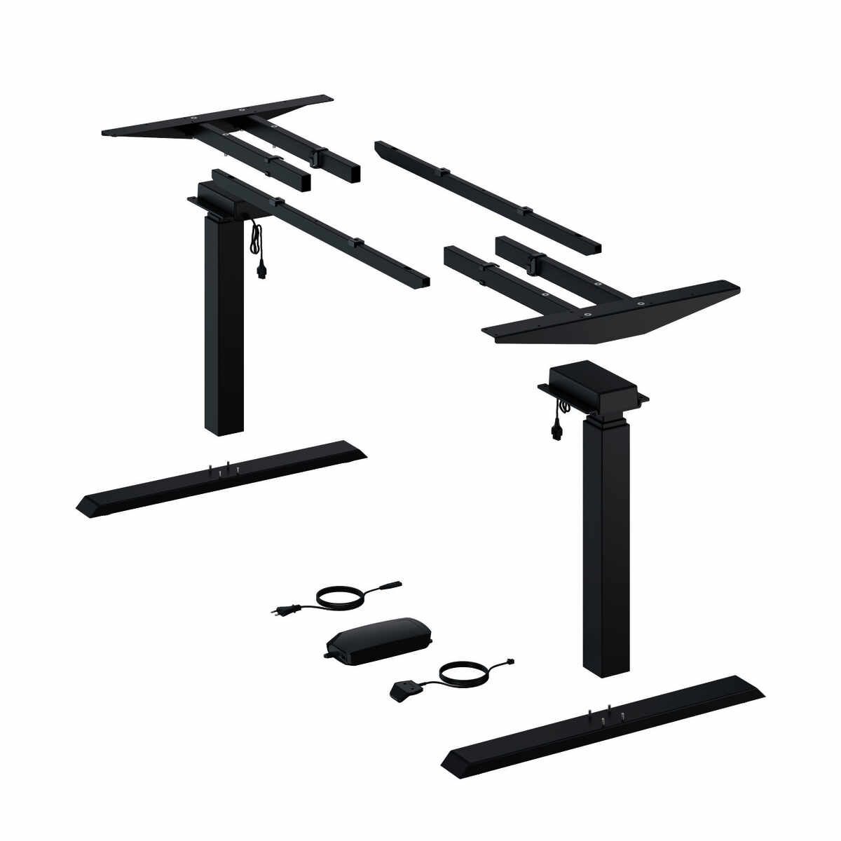 Steelforce Pro 470 SLS Tischgestell T-Fuss Schwarz