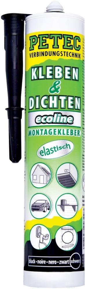 Kleben + Dichten Ecoline 290 ml, schwarz