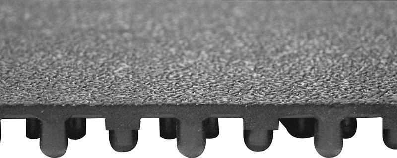 Arbeitsplatzmatte YOGA SOLID Basic schwarz B90xT90 cm
