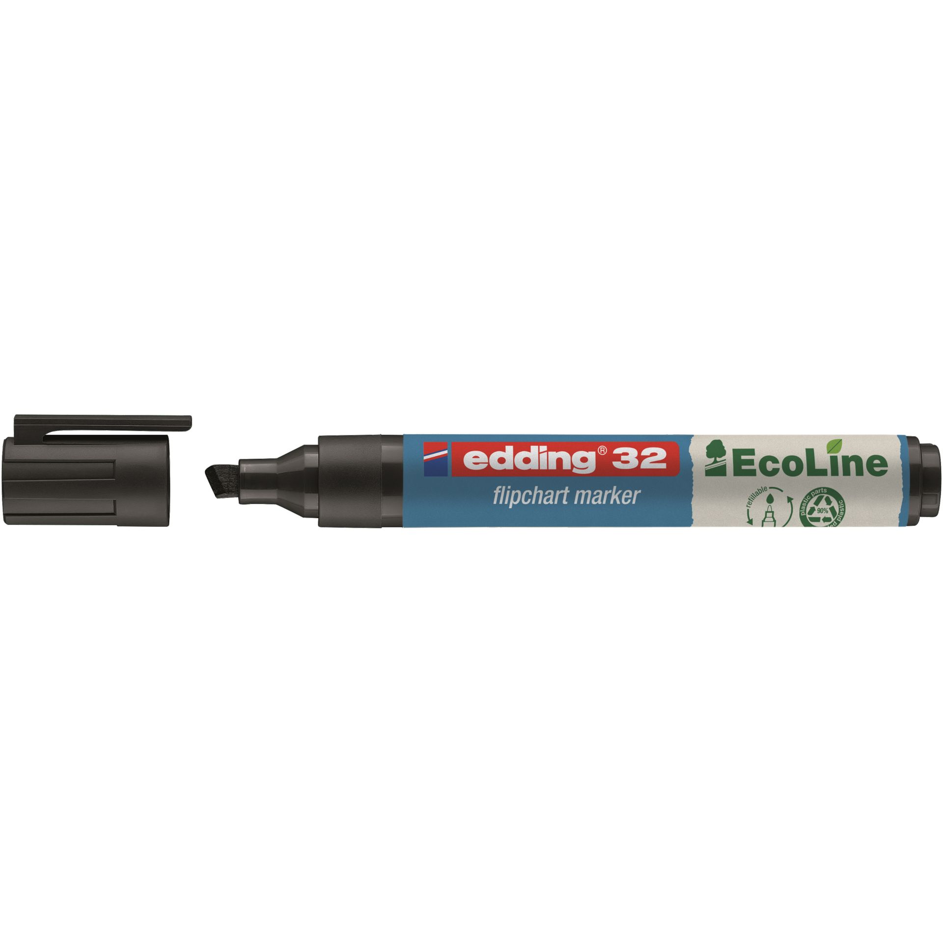 Flipchartmarker 32 EcoLine 1-5mm Keilspitze schwarz