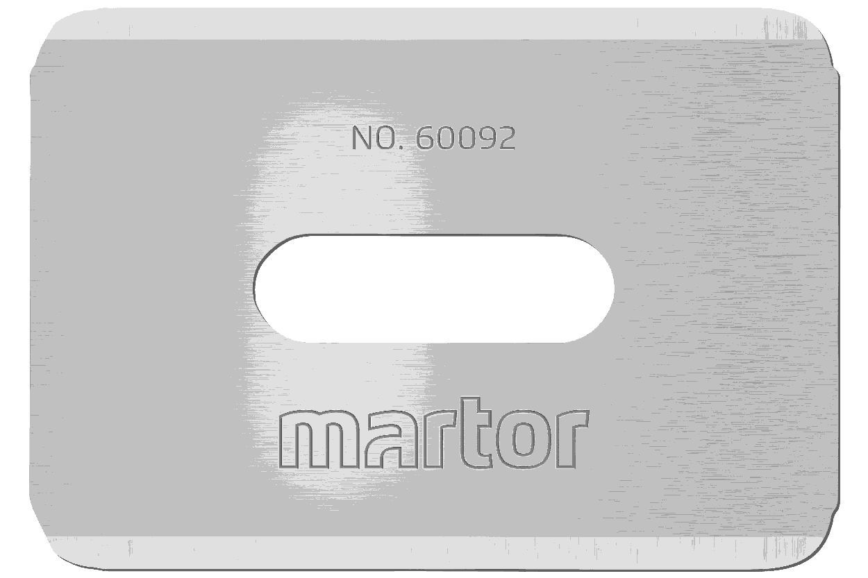 MARTOR Ersatzklinge INDUSTRIEKLINGE 60092 Standardschliff | 10 Stück