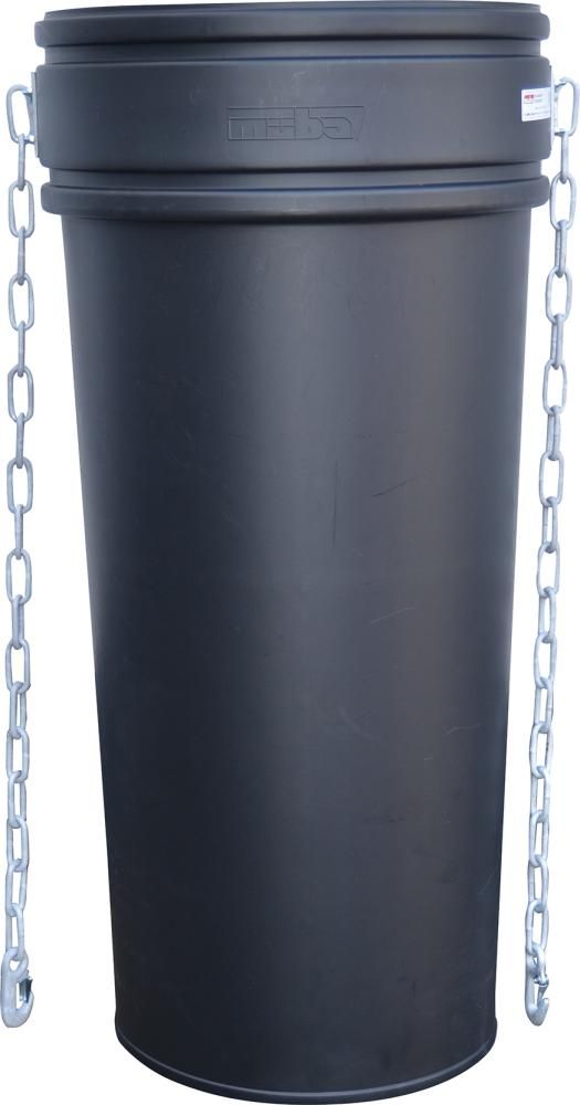 Schuttrutsche schwarz 1,1m müba