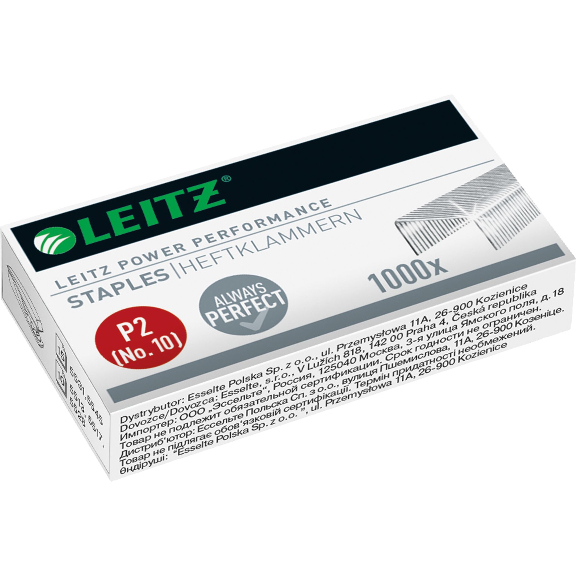 Heftklammer Nr.10 10Blatt verzinkt 1.000 St./Pack.