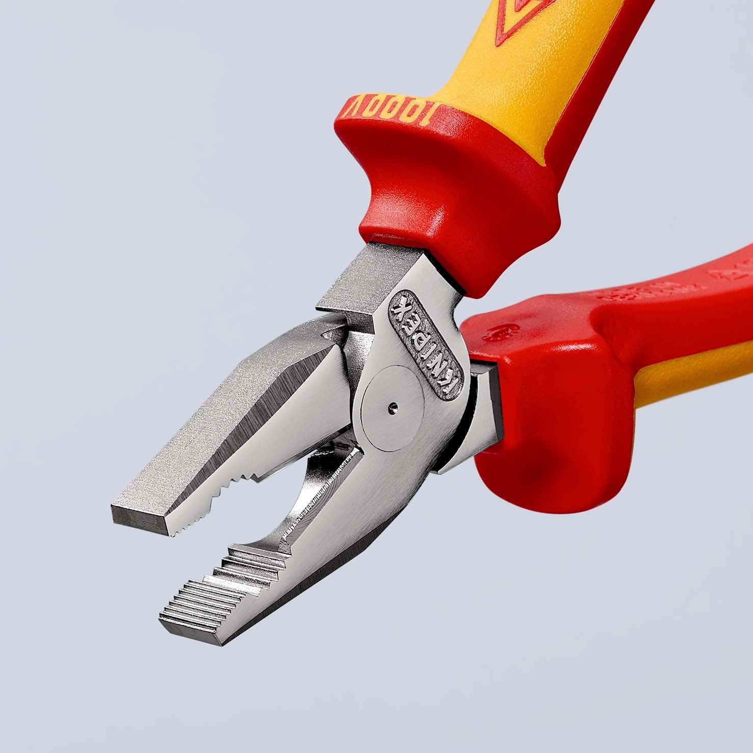 KNIPEX Kraft-Kombizange isoliert mit Mehrkomponenten-Hüllen,