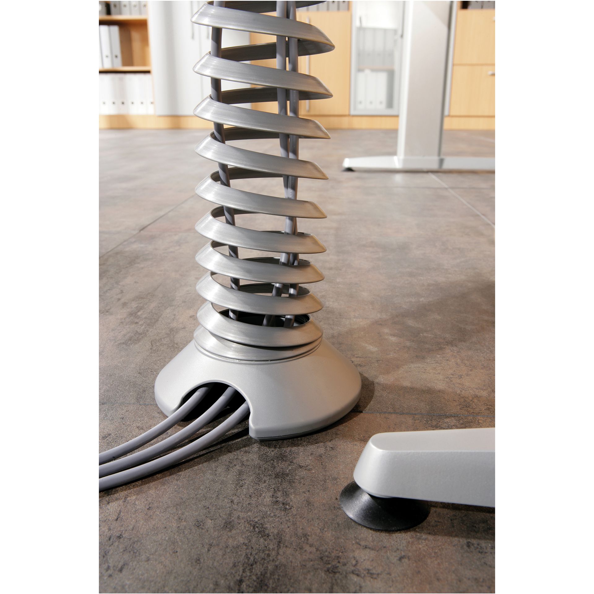 Kabelführung 70-130cm Durchmesser 9cm silber