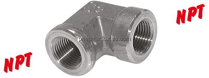 Hochdruck-90°-Winkel NPT 1/8" (IG), V4A