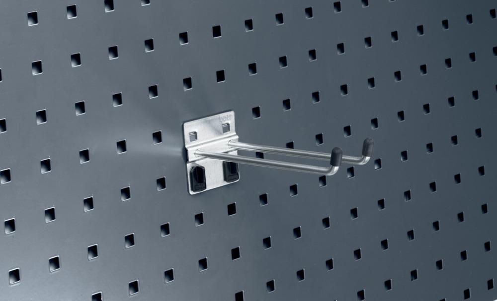 Doppelhaken B20xT25xH60xD6 mm für Lochplatten für Lochplatten bott