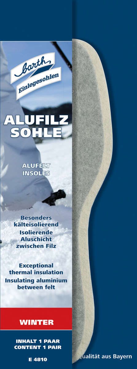 Alu Filz Sohle, Gr. 36