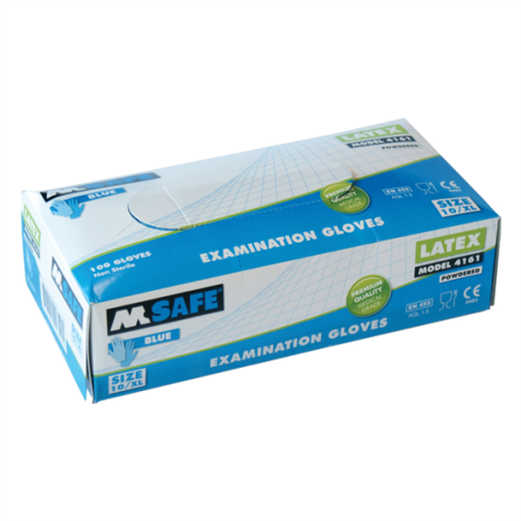 M-safe Latex-Einweghandschuh 4215, ungepudert