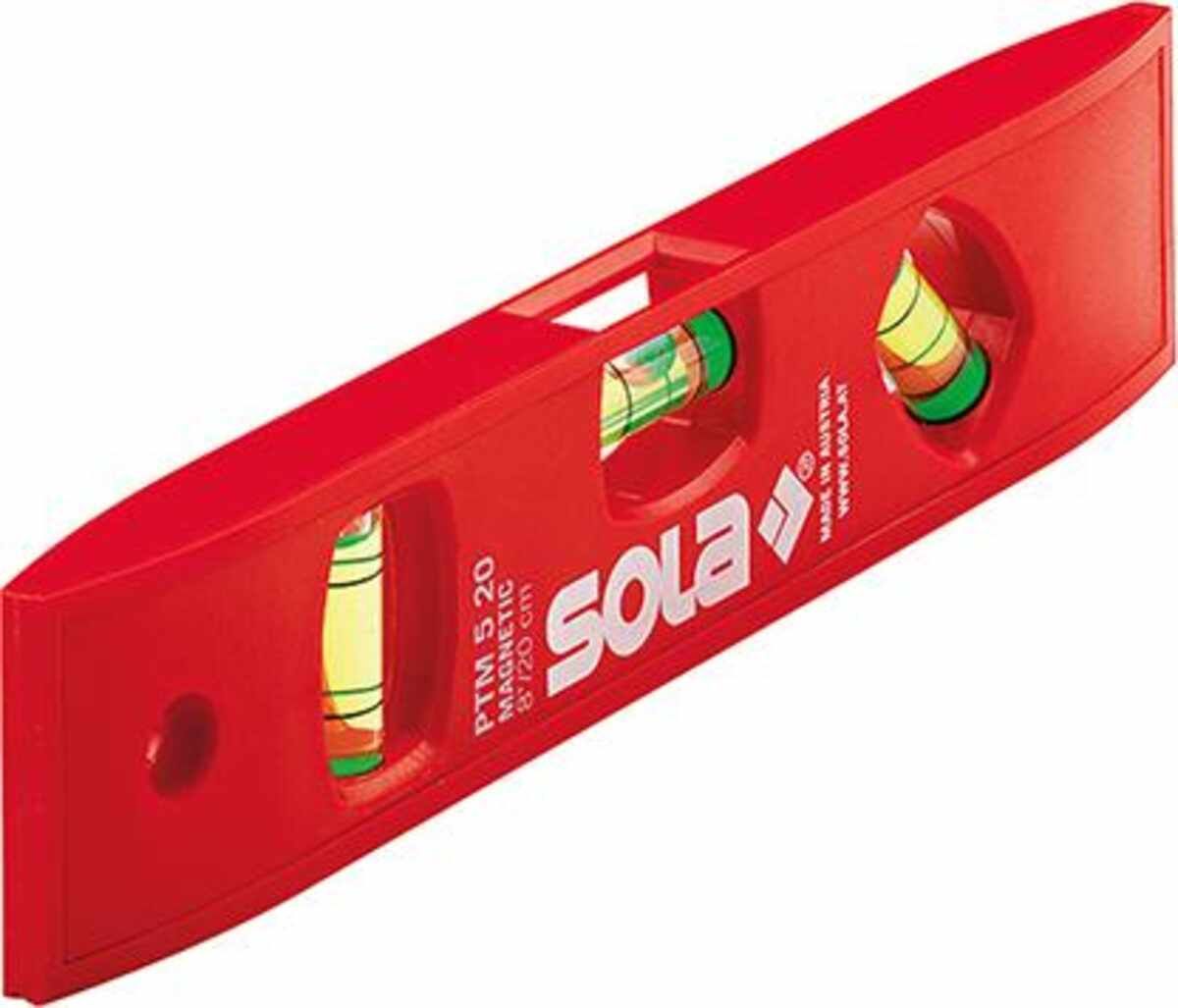 Wasserwaage Kunststoff PTM 5 20 Magnet Sola