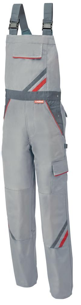 Latzhose Highline, Gr.60,zink/schiefer