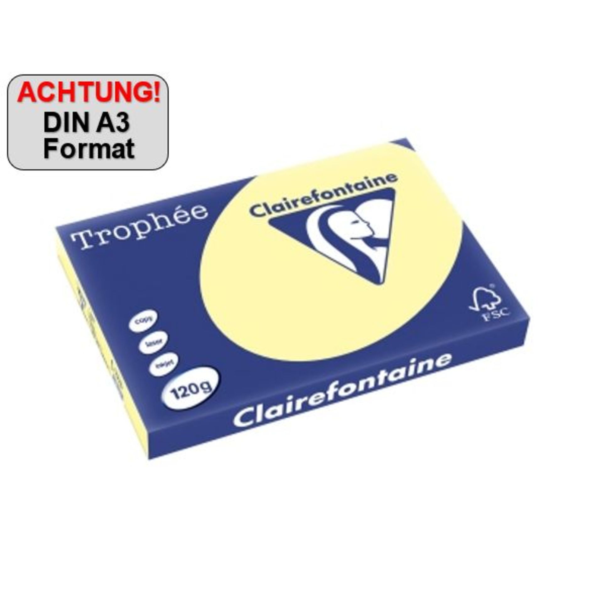 Kopierpapier A3 120g ge 250Bl