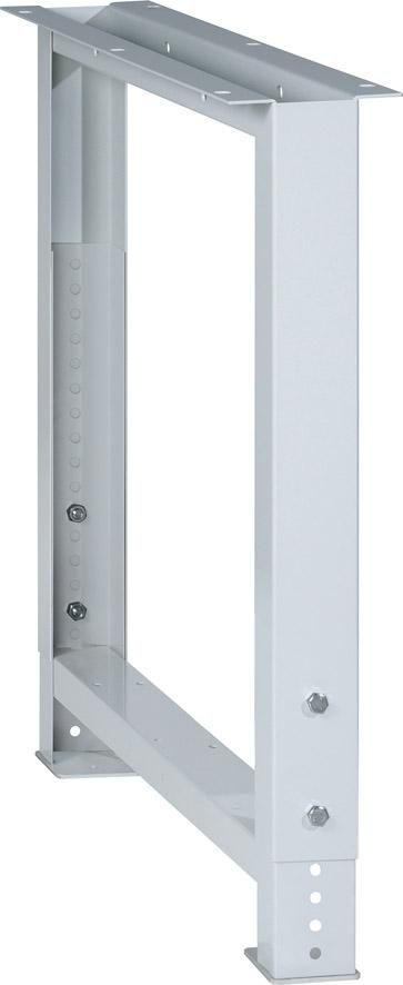 Werkbankfuß RAL 7035 Höhe 700-1050mm für Plattentiefe 750 mm Tragkraft 400kg