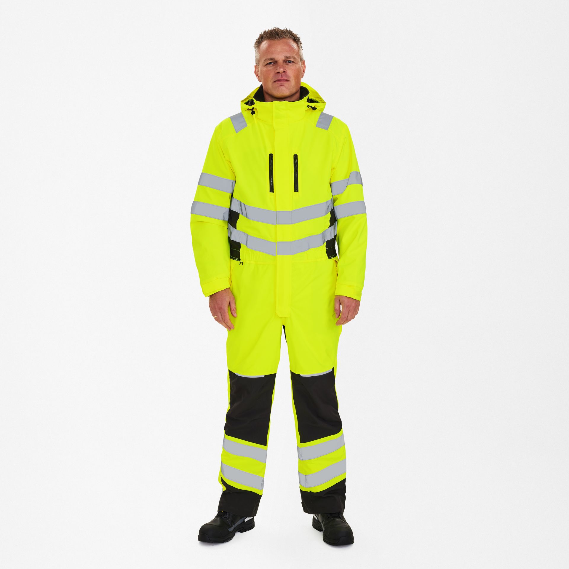 Safety Winteroverall Gelb/Schwarz, Gr. 4XL