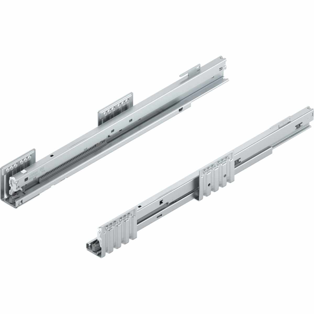 MERIVOBOX Korpusschiene, 70 kg, NL=500 mm, Sonder-Hakenposition, links/rechts, verzinkt