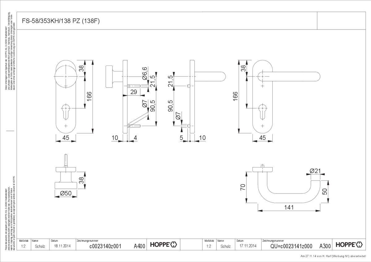 Hoppe/Fh-Wechselgrt.58/138F/353K F1