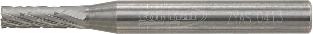 Frässtift HM zylindrisch mit Stirnverzahnung 0413 C 6mm 4x13mm FORMAT